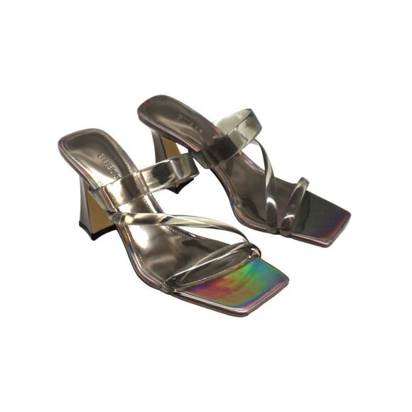 Guess Women's Lucite Transparent-Strap Sandals - Picture 1 of 8